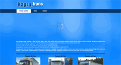 Desktop Screenshot of kapraltrans.pl